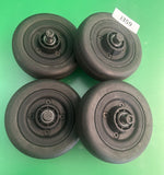 4 Black Invacare Caster Wheels for Pronto Sure Step & TDX SPII Wheelchairs #i359