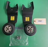 Set of 2 Anti-Tip Wheel Assembly for the Permobil F3 Power Wheelchairs  #H987