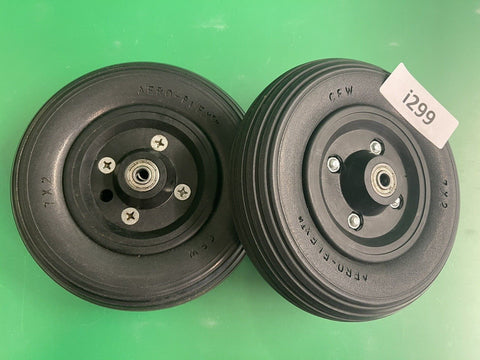 7" x 2" Caster Wheels for Quickie Pulse 6 Power Wheelchairs -SET OF 2* #i299