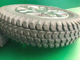 14"x3" (3.00-8) Flat Free Drive Wheel Assembly for Quantum Q6 Edge & Rival #F781