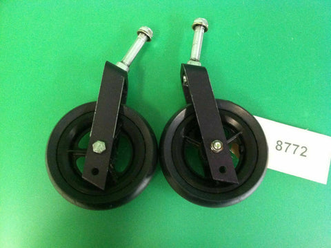 Rear Caster Wheels & Fork Assembly for Quickie G-424 Power Wheelchair  #8772