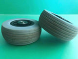 6"x2" Gray Rear Caster Wheel Assembly for the Jazzy & Quantum J6 #F411